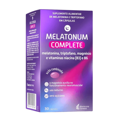 Suplemento Alimentar Melatonum Complete 30 cápsulas