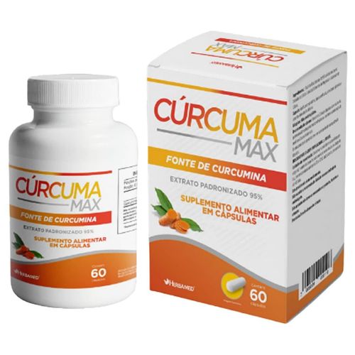 Curcuma Max 400mg Herbamed 60 Cápsulas