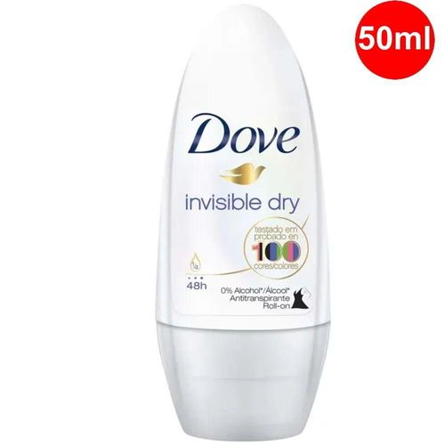 Desodorante Dove Rollon Feminino Invisible Dry 50Ml