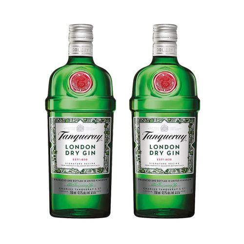 Combo Gin Tanqueray London Dry 750Ml 2 Unidades