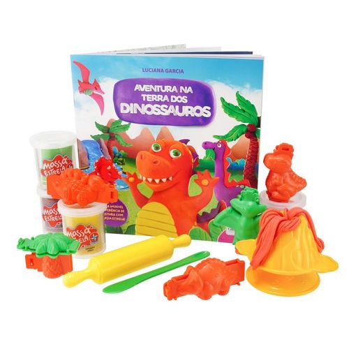 Livro Uma Aventura Na Terra Dos Dinossauros Com Vu