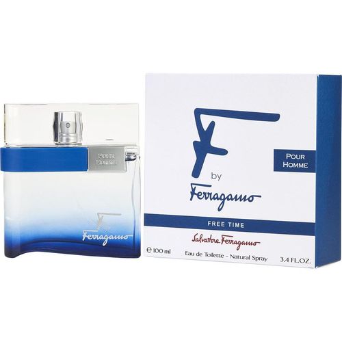 Perfume Masculino F Ferragamo Free Time Salvatore Ferragamo Eau De Toilette Spray 100 Ml