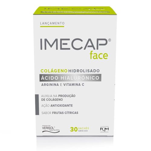 Imecap Face 30 Sachês - Colágeno Hidrolisado e Ácido Hialurônico Imecap Face 30 Sachês - Colágeno Hidrolisado e Ácido Hialu