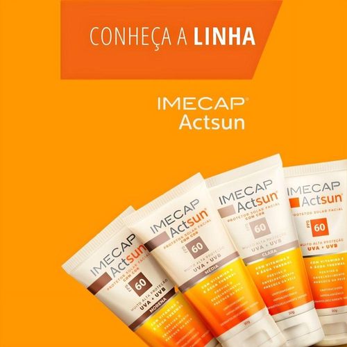 Compre 2 Imecap Actsun FPS60 com cor Morena E Ganhe 50% na 3a Unidade