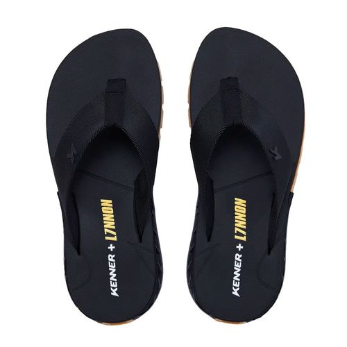 Chinelo Kenner Rakka L7NNON Masculino Preto Marrom