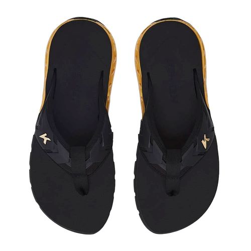 Chinelo Kenner Rakka Ultra Force Masculino Preto Dourado