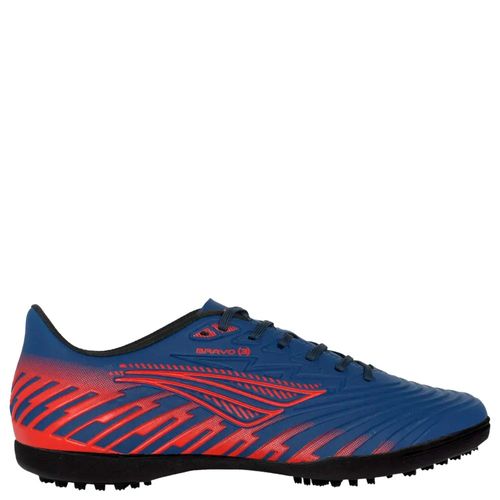 Chuteira Penalty Bravo Y-3.0 Society Masculina Marinho Vermelho Preto