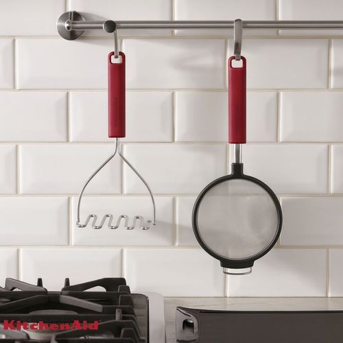 Jogo Peneira e Amassador Batatas Cozinha Vermelha KitchenAid