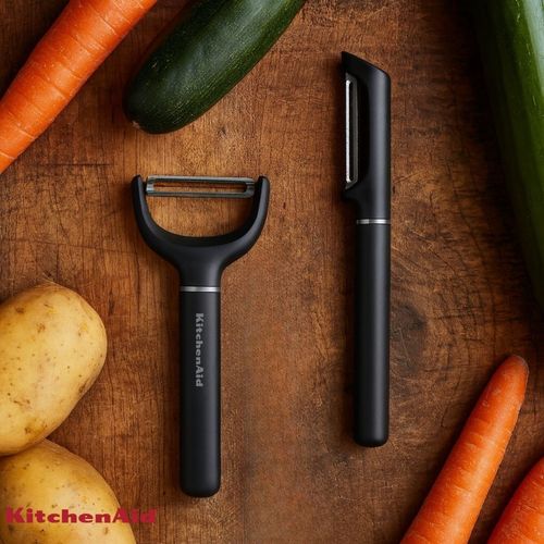 Jogo Descascador Y-Peeler e Euro Legumes Preto KitchenAid