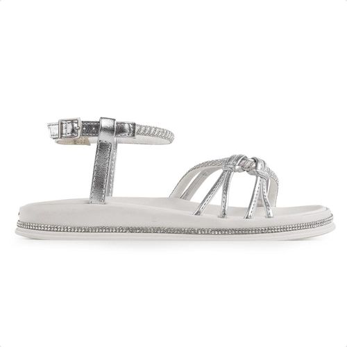 Sandália Papete Moleca Tiras Feminina