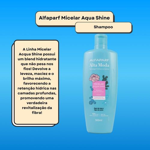 Alfaparf Alta Moda Micelar Acqua Shine Shampoo 300ml