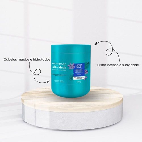 Alfaparf Alta Moda Hidra Save Máscara Hidratação Nutrição 600 g