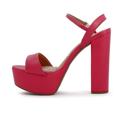 Sandália Vizzano Salto Alto Meia Pata Feminino