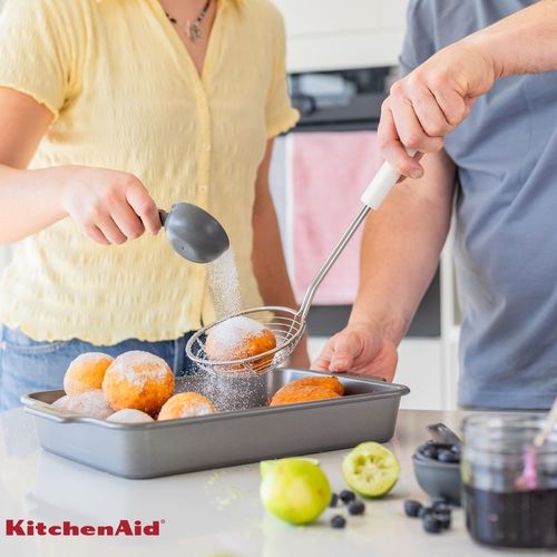 Escumadeira em Aço Inox Fritura Cozinha Branca KitchenAid