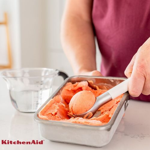 Colher Concha Sorvete Açai Sobremesa Zinco Branco KitchenAid