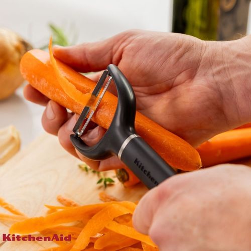 Descascador Y-Peeler Frutas Legumes Cozinha Preto KitchenAid