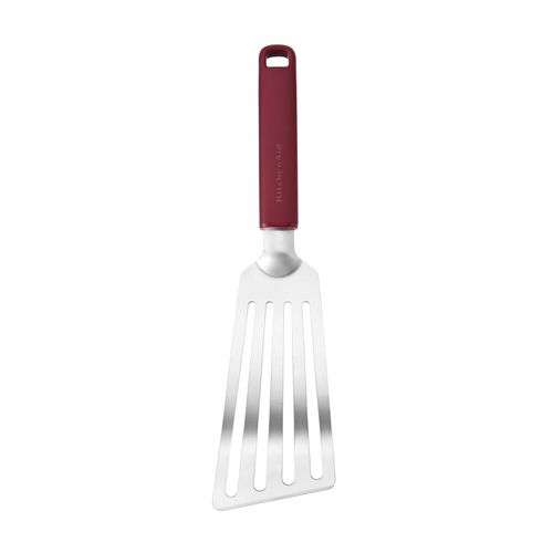 Espátula Flexível Perfurada 32cm em Inox Vermelho KitchenAid