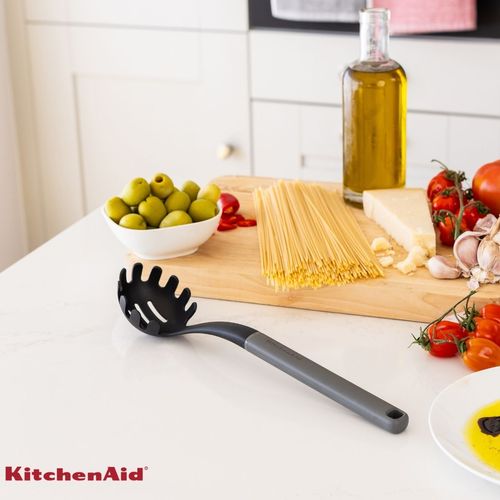 Pegador Colher para Massa Macarrão Multiuso Cinza KitchenAid