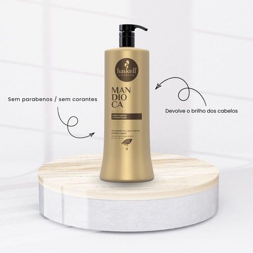 Shampoo Haskell Mandioca Força Crescimento 1000 ml