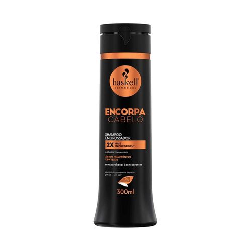 Shampoo Haskell Encorpa Cabelo Volume e Densidade 300 ml