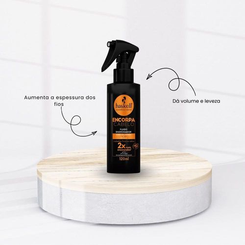 Fluido Engrossador Haskell Encorpa Cabelo Volume 120 ml