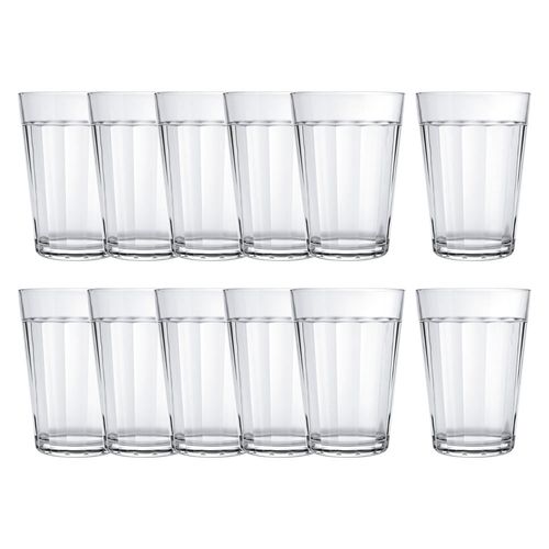 Conjunto com 12 Copos Americano 190ml Nadir
