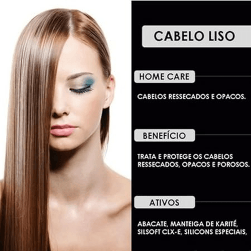 Shampoo Hidrabell Desmaia Cabelo Liso Abacate 500ml