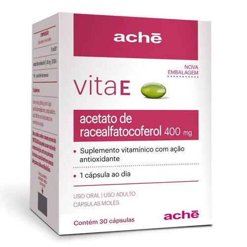 Vita E 400mg com 30 capsulas
