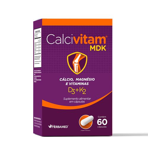 Calcivitam MKD 750mg Herbamed 60 Cápsulas