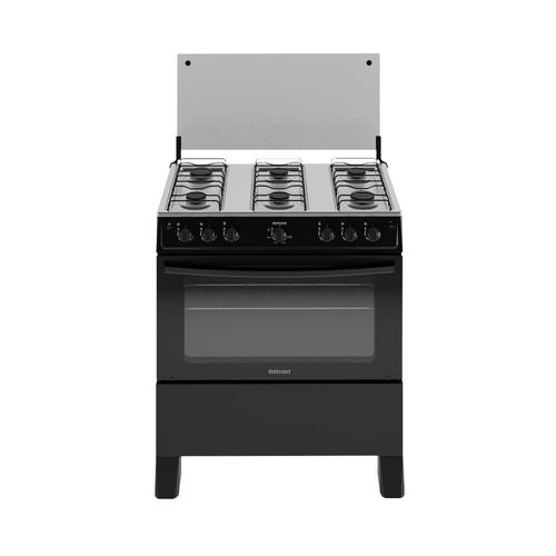 Fogão Itatiaia Star New Piso 6 Bocas Preto Mesa de Inox Bivolt 3700000474