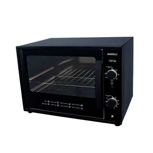 Forno Elétrico de Bancada Nardelli TOP 60 Black 60 Litros Preto 127V