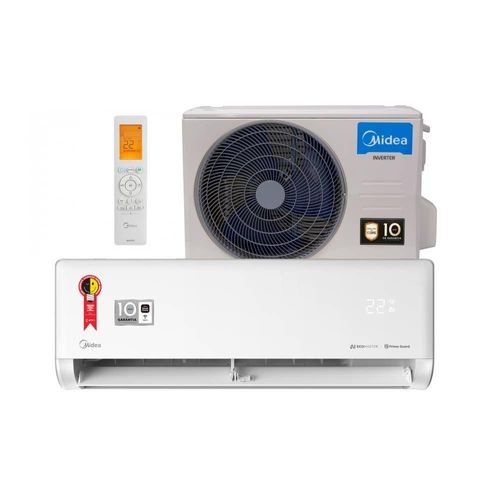 Ar Condicionado Split Inverter Midea AI Ecomaster 18000 BTUs Quente e Frio 220V 38EZVQA18M5