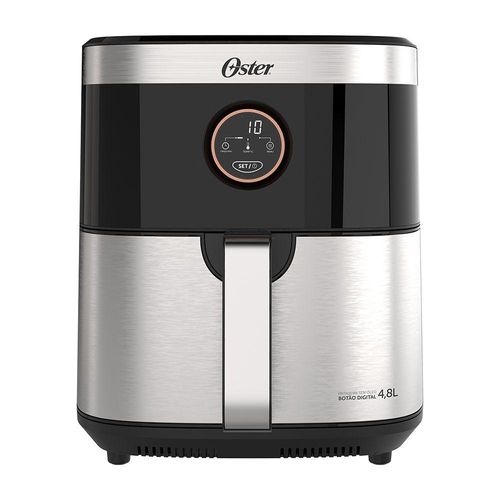Fritadeira Elétrica Oster 4,8 Litros Black&Inox 127V OFRT660