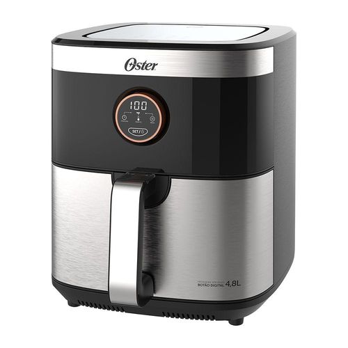 Fritadeira Elétrica Oster 4,8 Litros Black&Inox 127V OFRT660