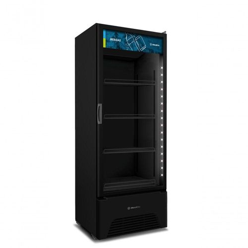 Expositor Vertical Metalfrio Optima 572L 1 Porta Preto 220V VB52AH