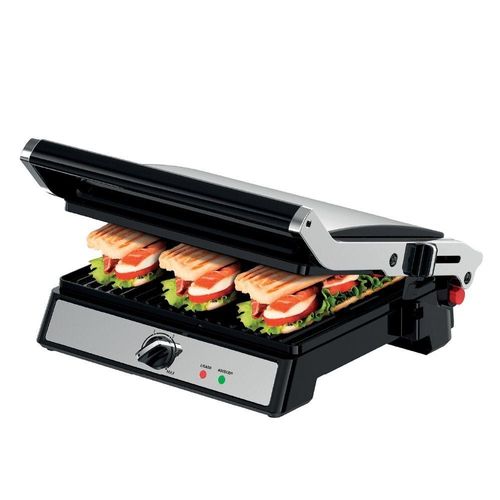 Super Grill e Sanduicheira Arno GGRA Inox com Abertura de 180º 1830W 220V