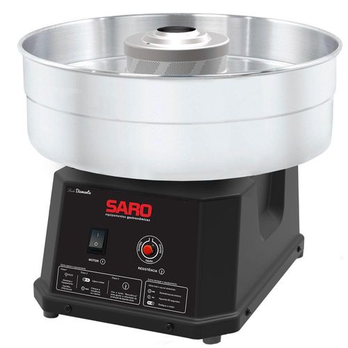 Máquina de Algodão Doce Saro AD 180/unH 50/60Hz Aço Inox c/ Regulador
