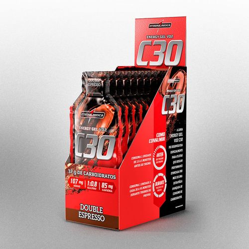 Energy Gel VO2 C30 com cafeína - 10 Unidades