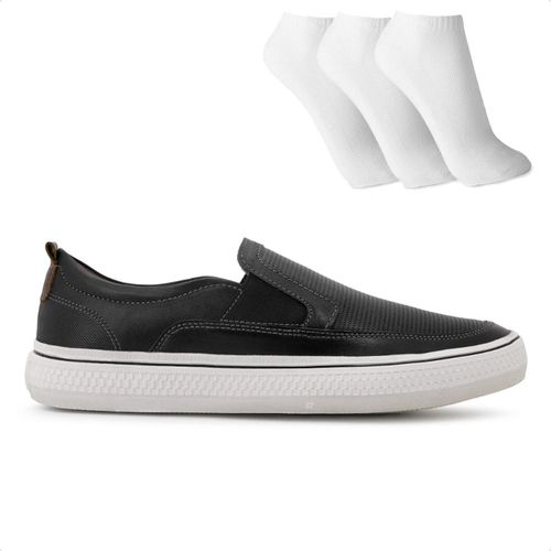 Democrata Denim Fender Masculino + 3 Pares de Meias