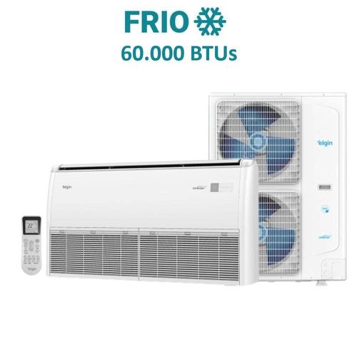 Ar Condicionado Split Piso Teto Plus Elgin 60000 BTUs Frio Inverter 220V R32 (PDFE60C2CA)