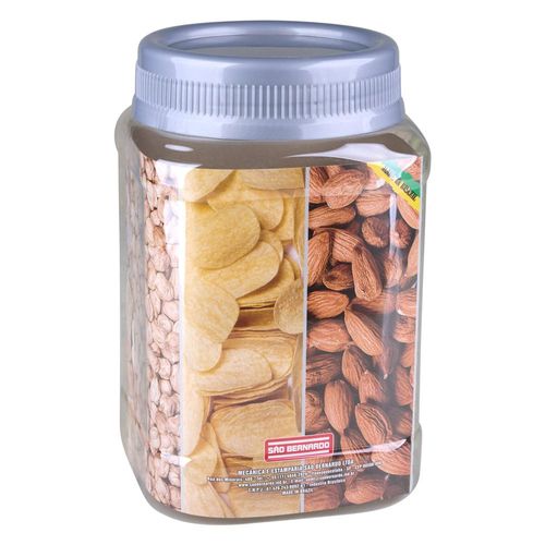 Pote Porta Mantimentos Quadrado 2.2L São Bernardo PO63
