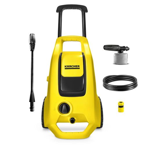 Lavadora de Alta Pressão Kärcher K3 Force 1815 PSI 1500W com Lança Turbo e Alça de Transporte