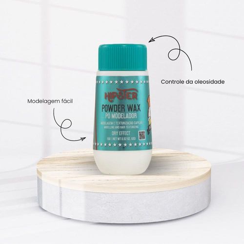 Barba Forte Hipster Pó Modelador Powder Wax 15 g
