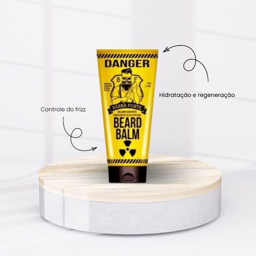Danger Kit Viagem Barba Forte 4 Produtos Cuidado Completo