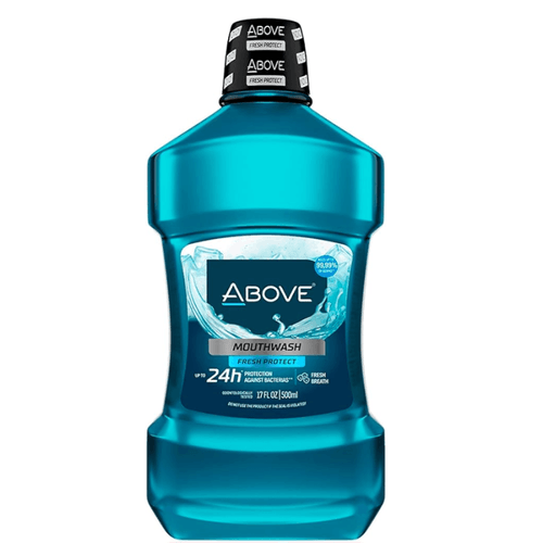 Enxaguante Bucal Above Antisséptico Bucal Fresh Protect 500ml