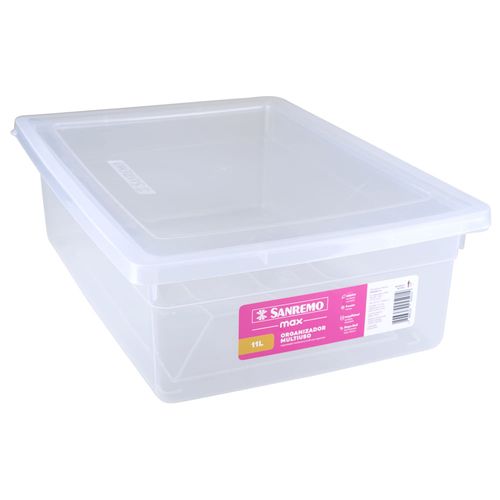 Caixa Organizadora com Tampa 11L Max Sanremo SR2511