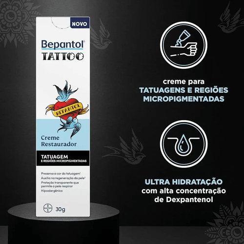 Creme Restaurador Bepantol Tattoo 30g