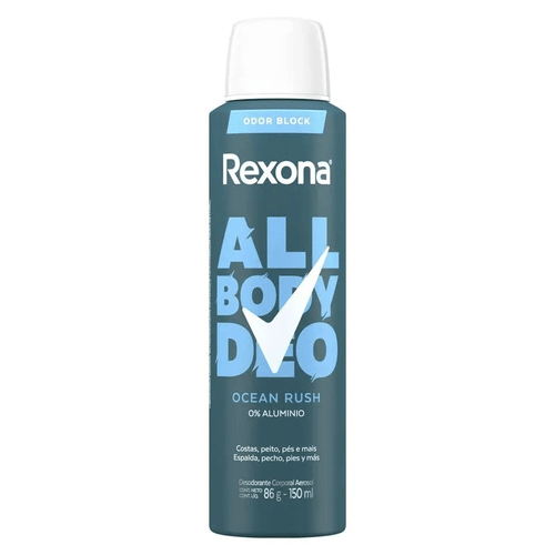 Desodorante Corporal Aerosol Rexona All Body Deo Ocean Rush 150ml