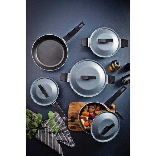 Jogo de Panelas Tramontina Spezia Indução Alumínio Starflon Azul Ardósia 5 Peças