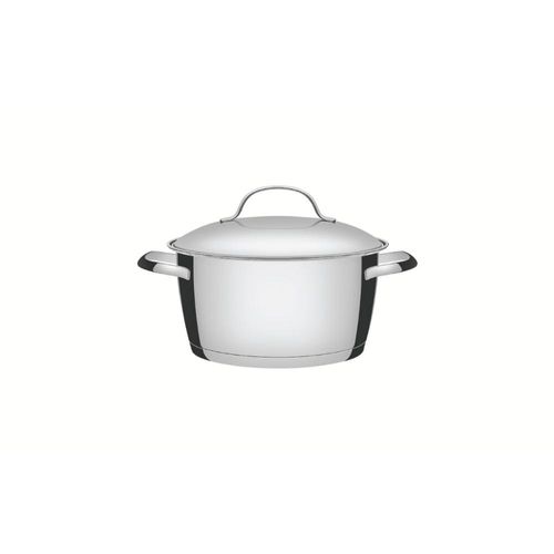 Caçarola Funda Tramontina Allegra Aço Inox Fundo Triplo 16 cm 1,5 L